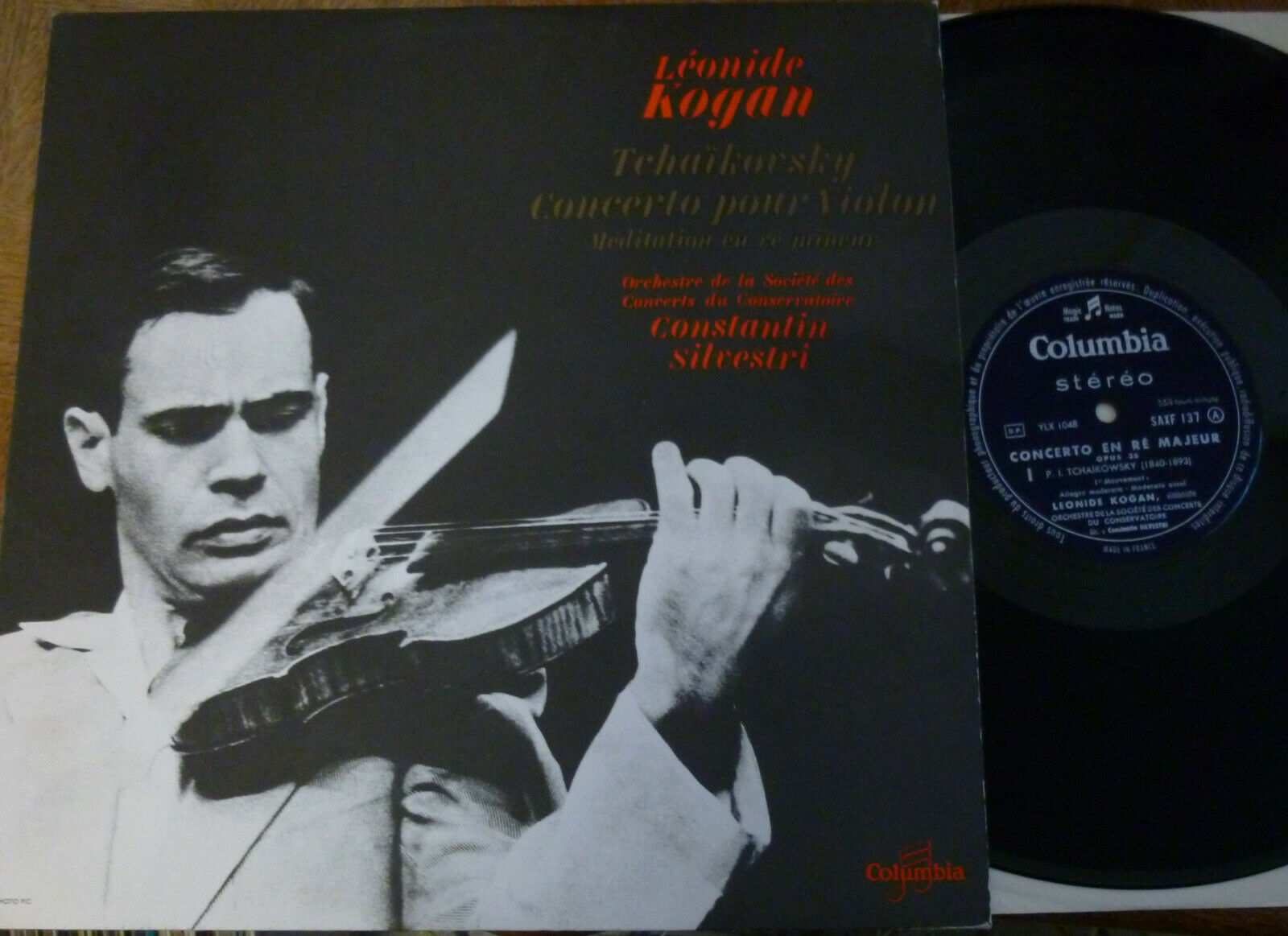 LEONID KOGAN - SILVESTRI / TCHAIKOVSKY violin concerto / COLUMBIA SAXF 137
