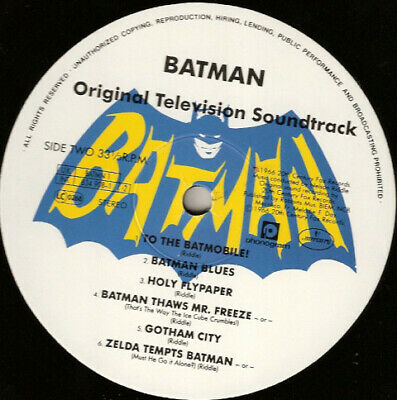Pic 3 Nelson Riddle - Batman (Exclusive Original Television Soundtrack Album) (LP, ...