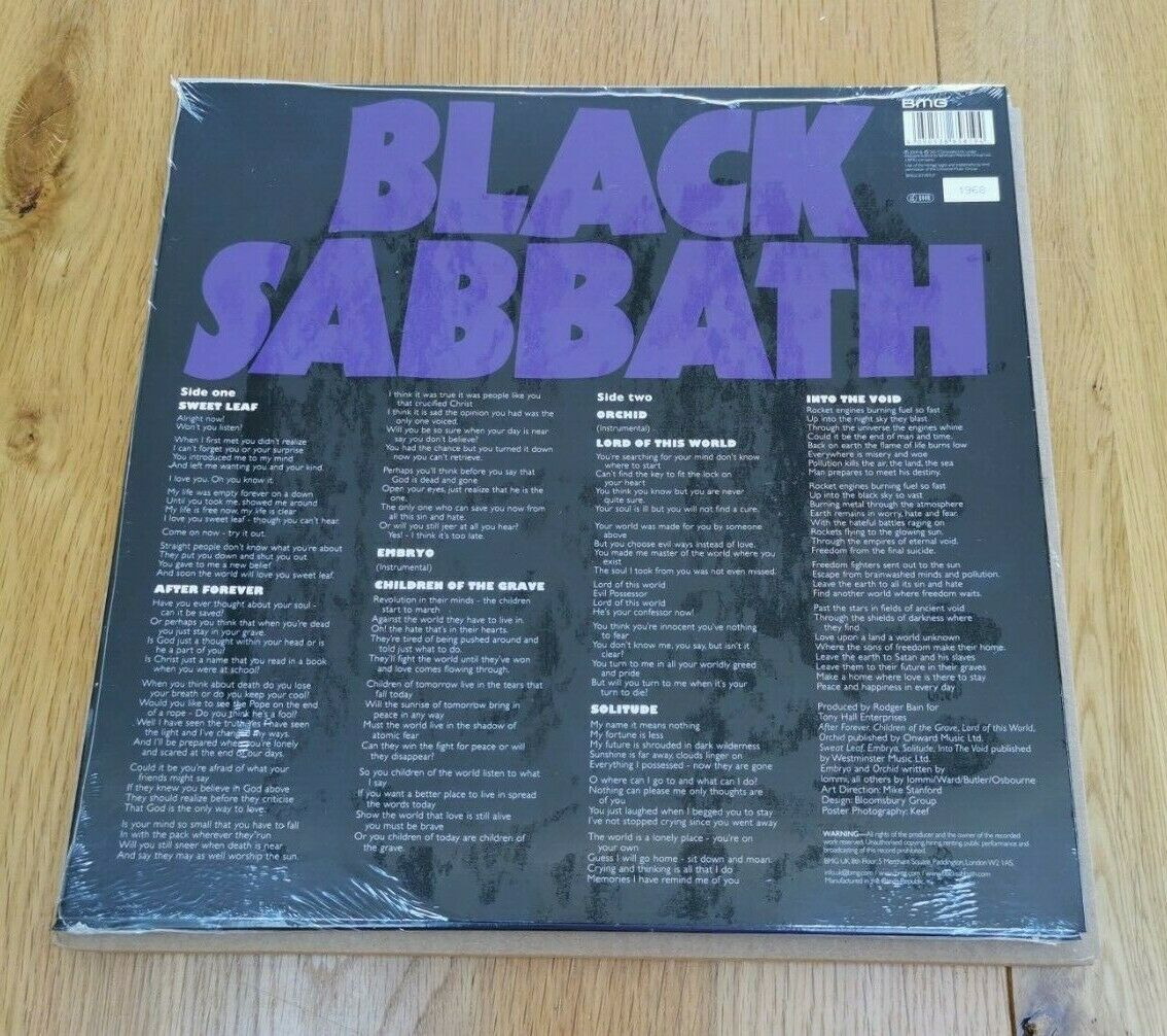 Vinilo Black Sabbath - Master Of Reality (Rsd 2021)