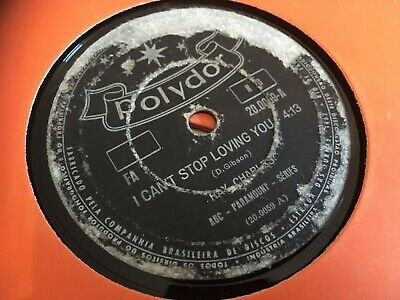 Pic 2 RAY CHARLES : I CAN'T STOP LOVING YOU / BYE BYE LOVE.  Brazil 78.rpm (1960)