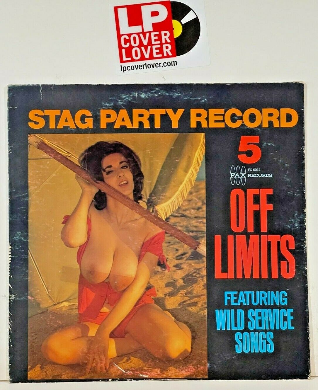 popsike.com - FAX STAG PARTY RECORD 5 OFF LIMITS ADULT COMEDY NUDE  CHEESECAKE BUSTY BABE COVER - auction details