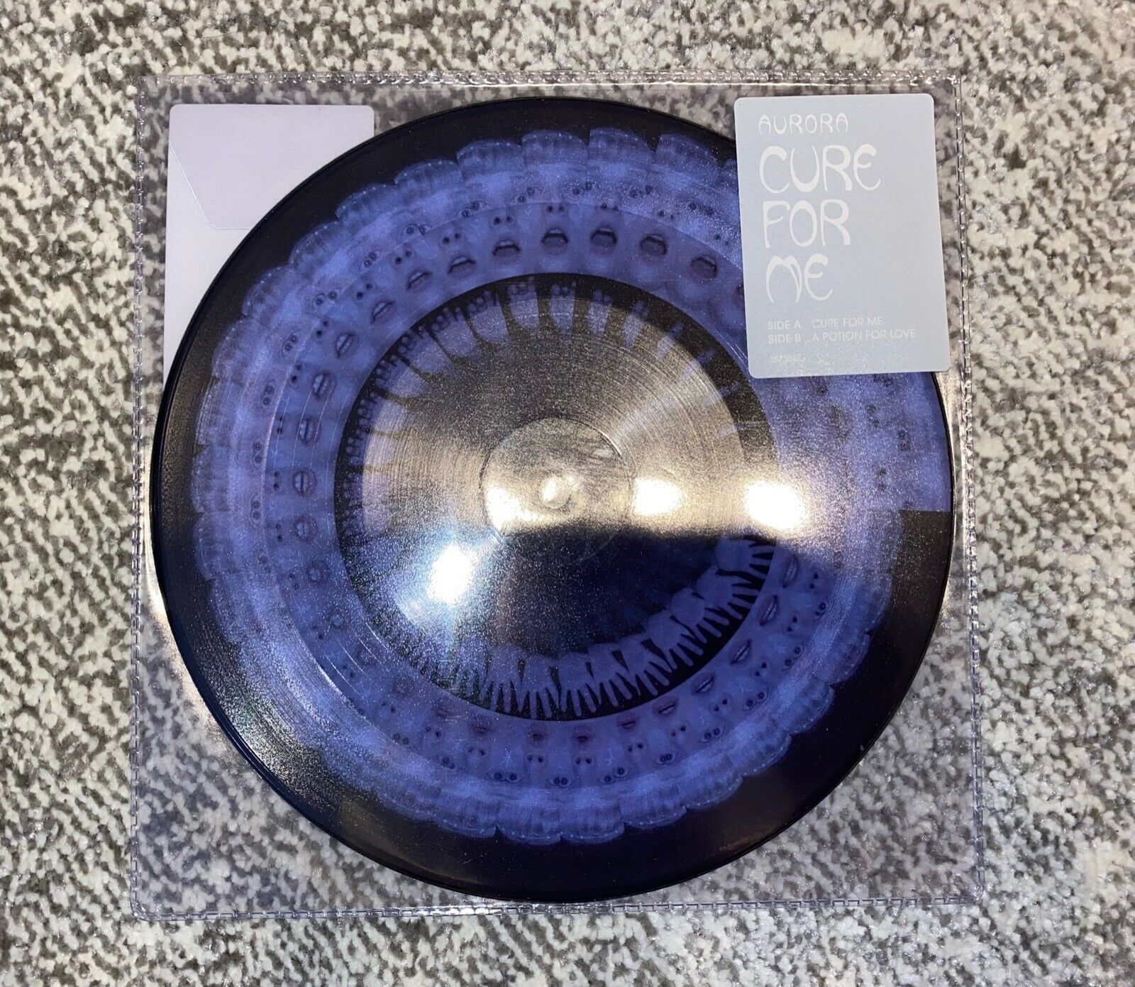  7 picture disc vinyl single AURORA Cure for Me