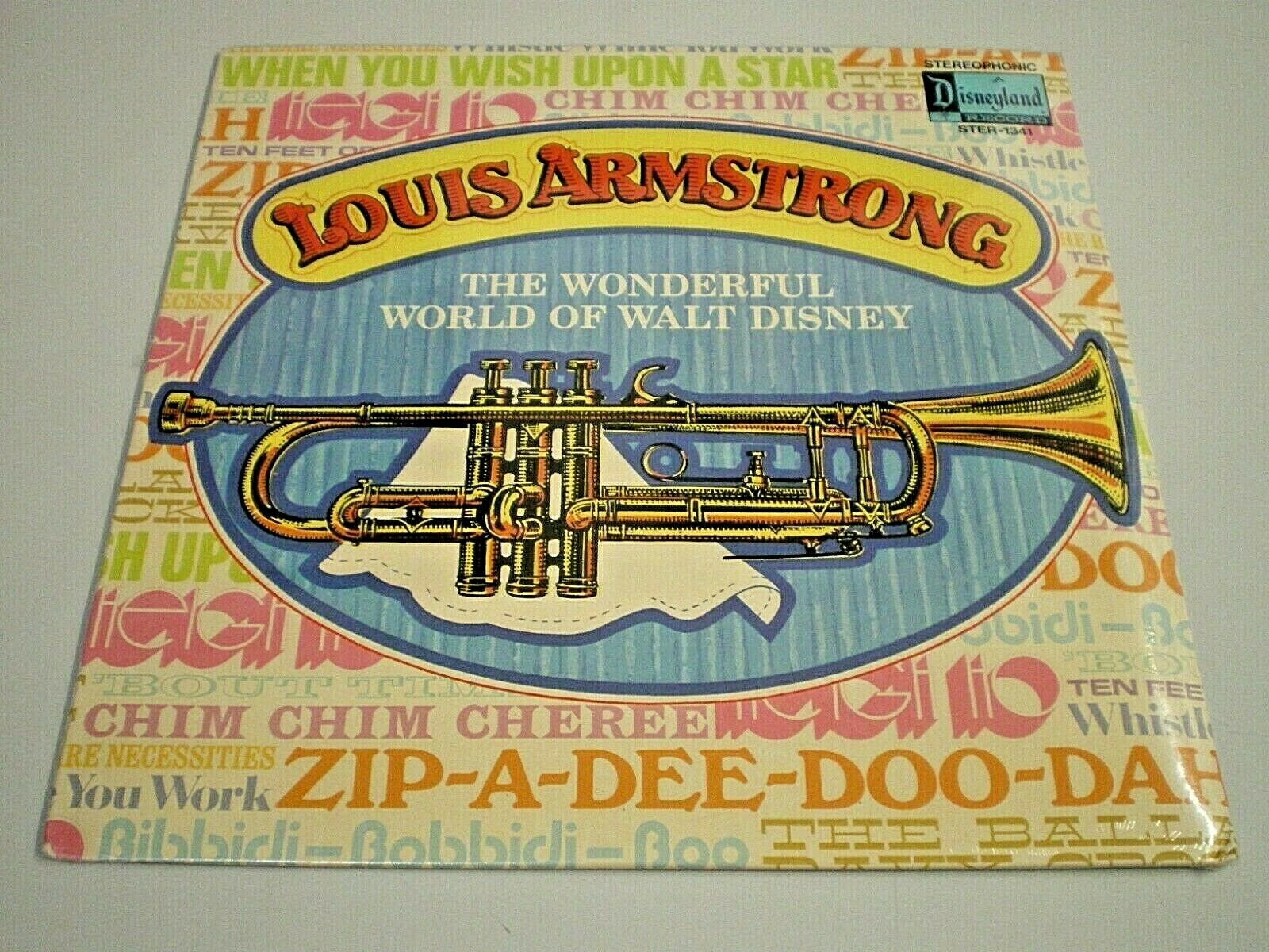 Pic 1 LOUIS ARMSTRONG: Wonderful World Of Walt Disney [STER 1341] Sealed 1971 Vinyl LP
