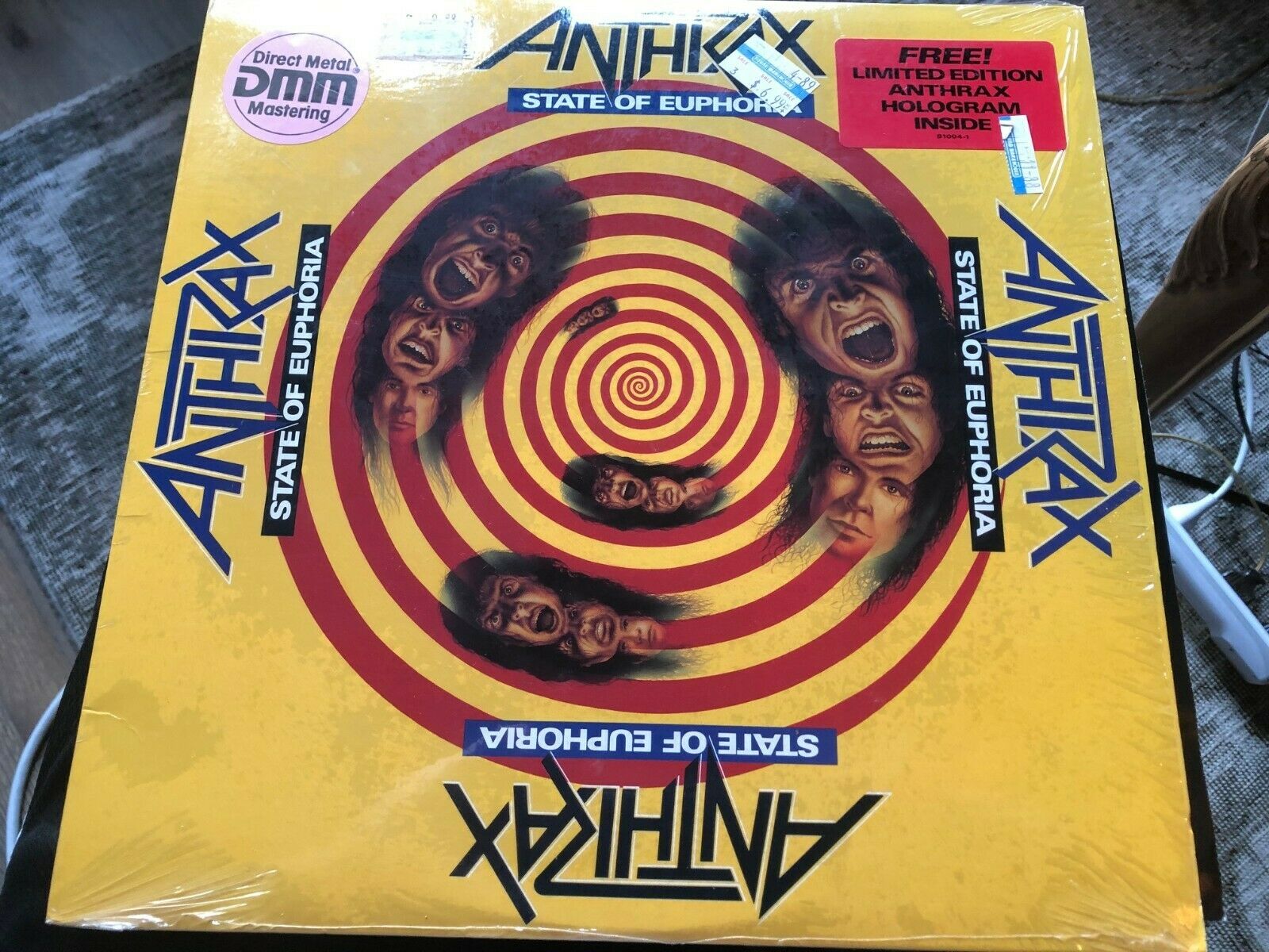 popsike.com - anthrax state of euphoria lp - auction details