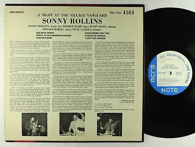 Pic 1 Sonny Rollins - A Night At The Village Vanguard LP - Blue Note Mono DG Ear W 63