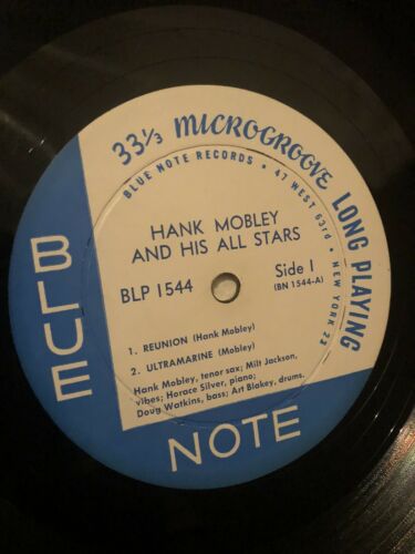 Pic 3 Hank Mobley And His All Stars US Blue Note BLP 1544, 47 W 63rd DG Mono RVG 9M