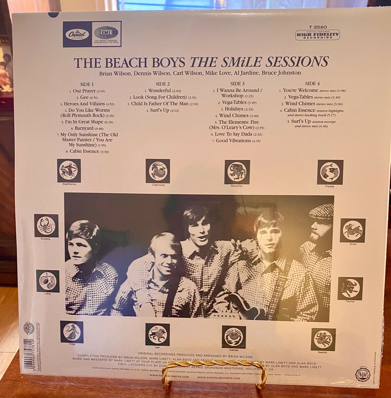 Pic 2 THE BEACH BOYS  SMILE  THE SMILE SESSIONS  2 VINYL