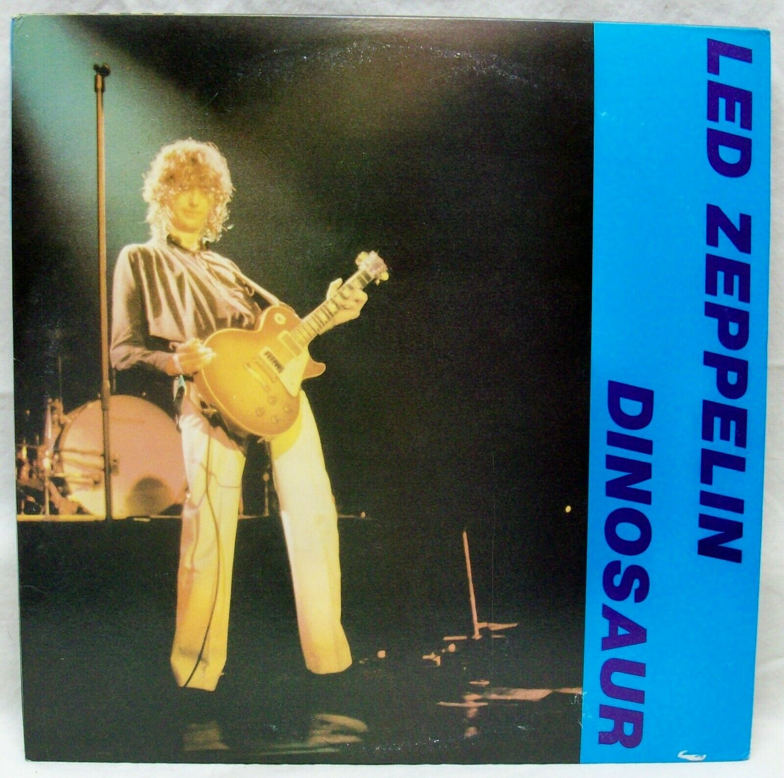 1985 Led Zeppelin "Dinosaur" 2-LP Vinyl Record (WAG 1939) NM/EX 1980 Live Show