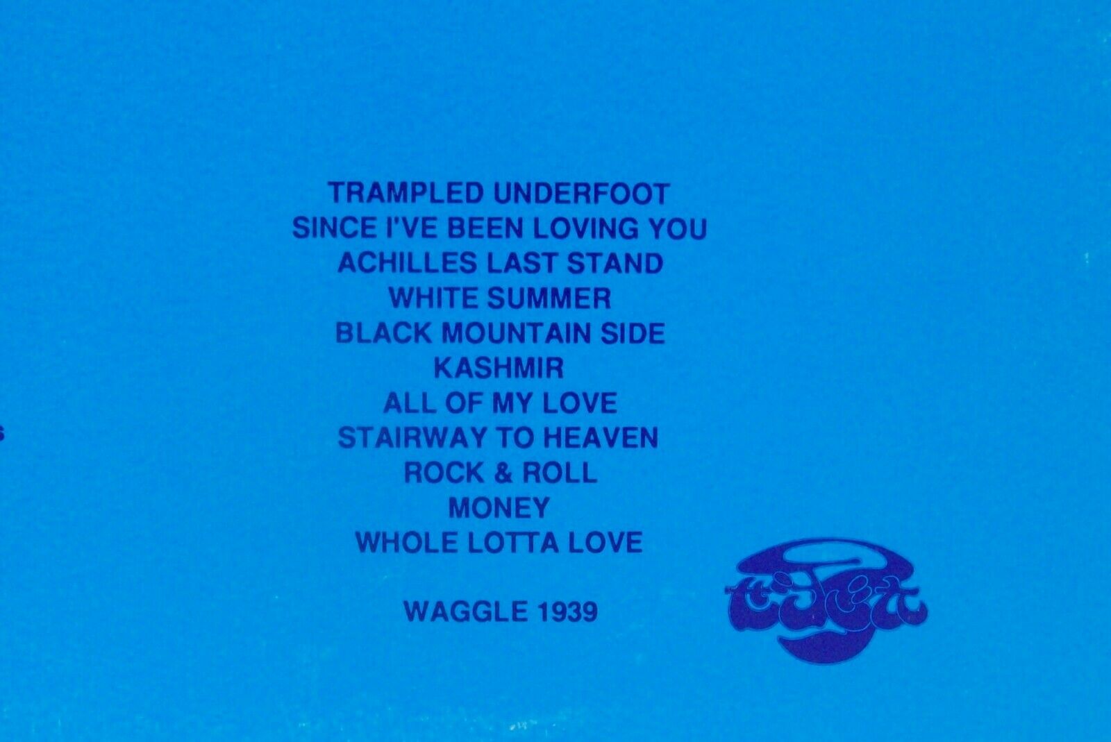 Pic 3 1985 Led Zeppelin "Dinosaur" 2-LP Vinyl Record (WAG 1939) NM/EX 1980 Live Show