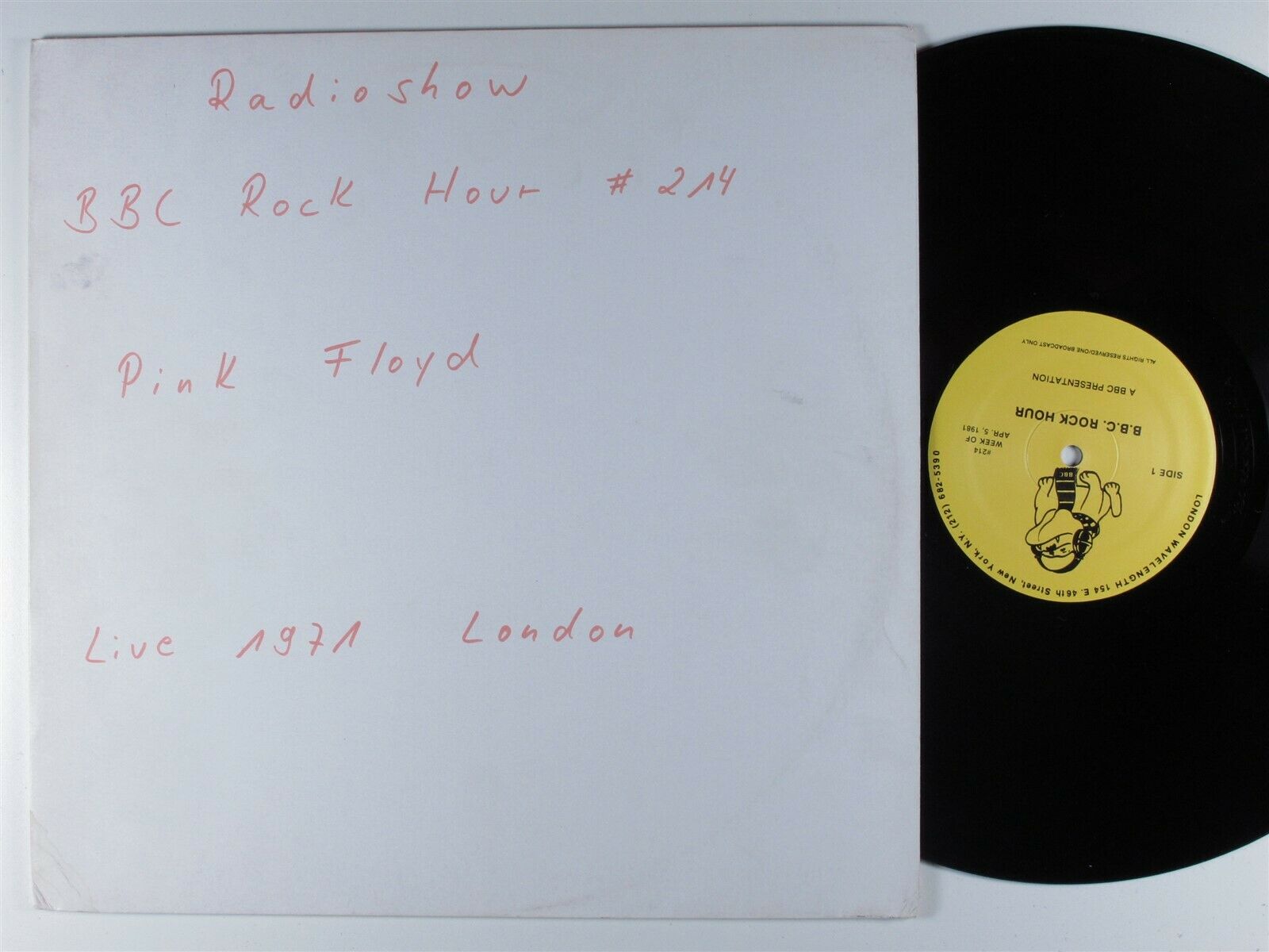 Popsike.com - PINK FLOYD B.B.C. Rock Hour Apr. 5, 1981 LONDON ...