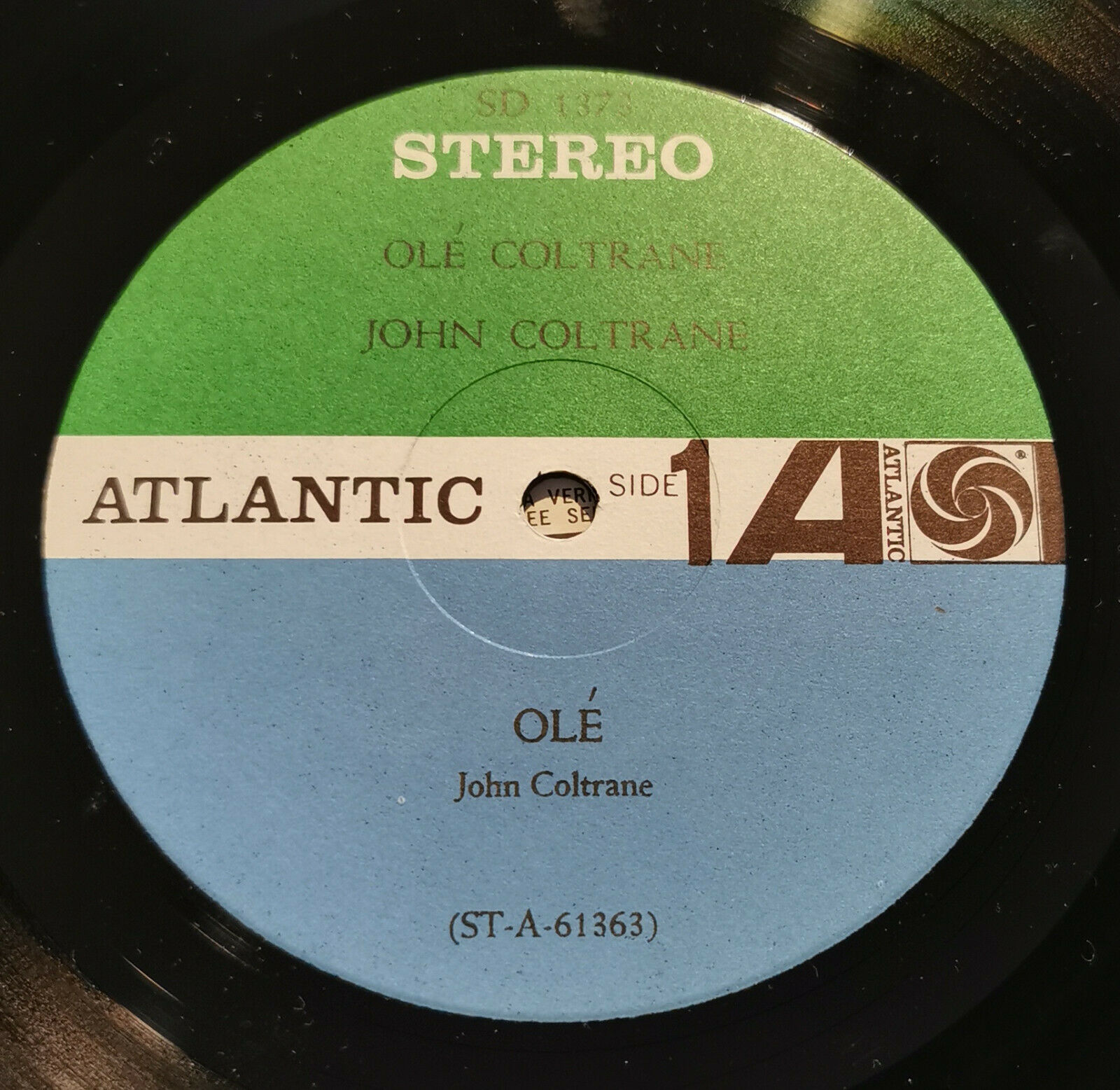 Pic 3 John Coltrane LP Olé Coltrane ATLANTIC SD 1373 1962 beautiful copy
