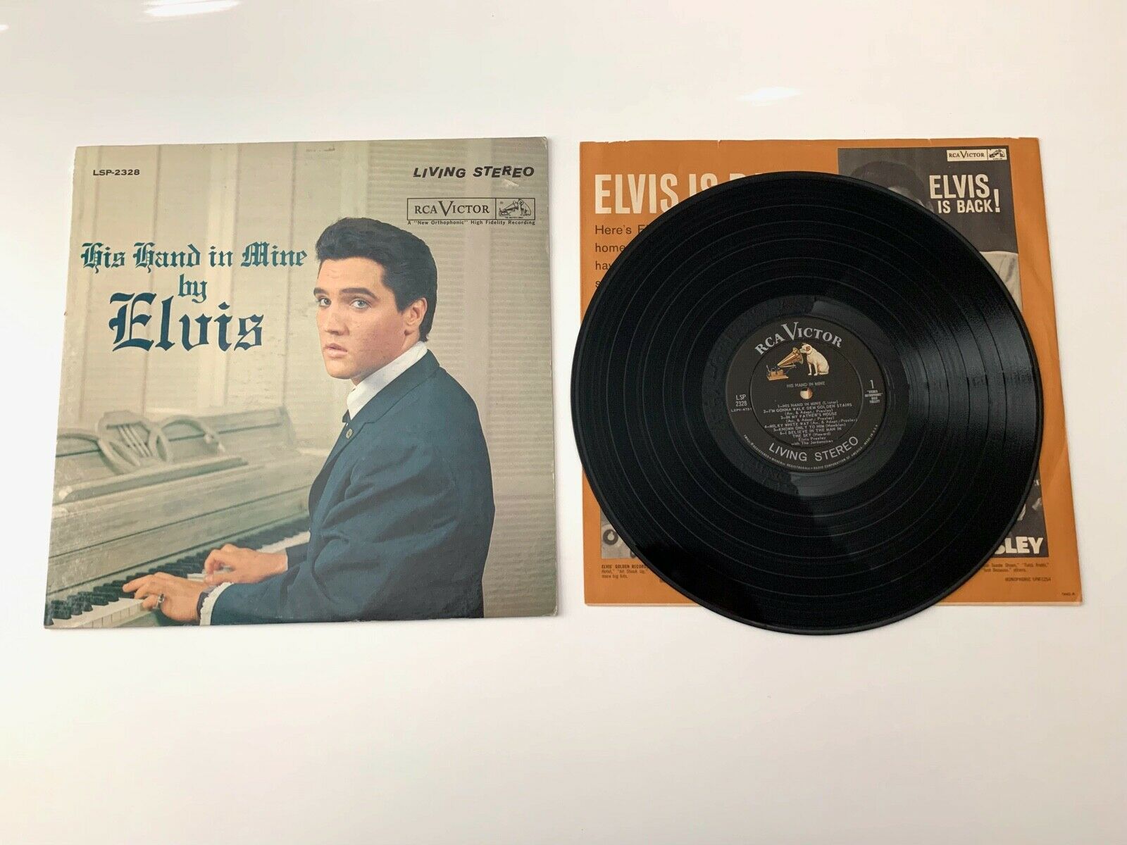 popsike.com - Elvis Presley His Hand in Mine LSP-2328 1960 Living Stereo  Indianapolis LP - auction details