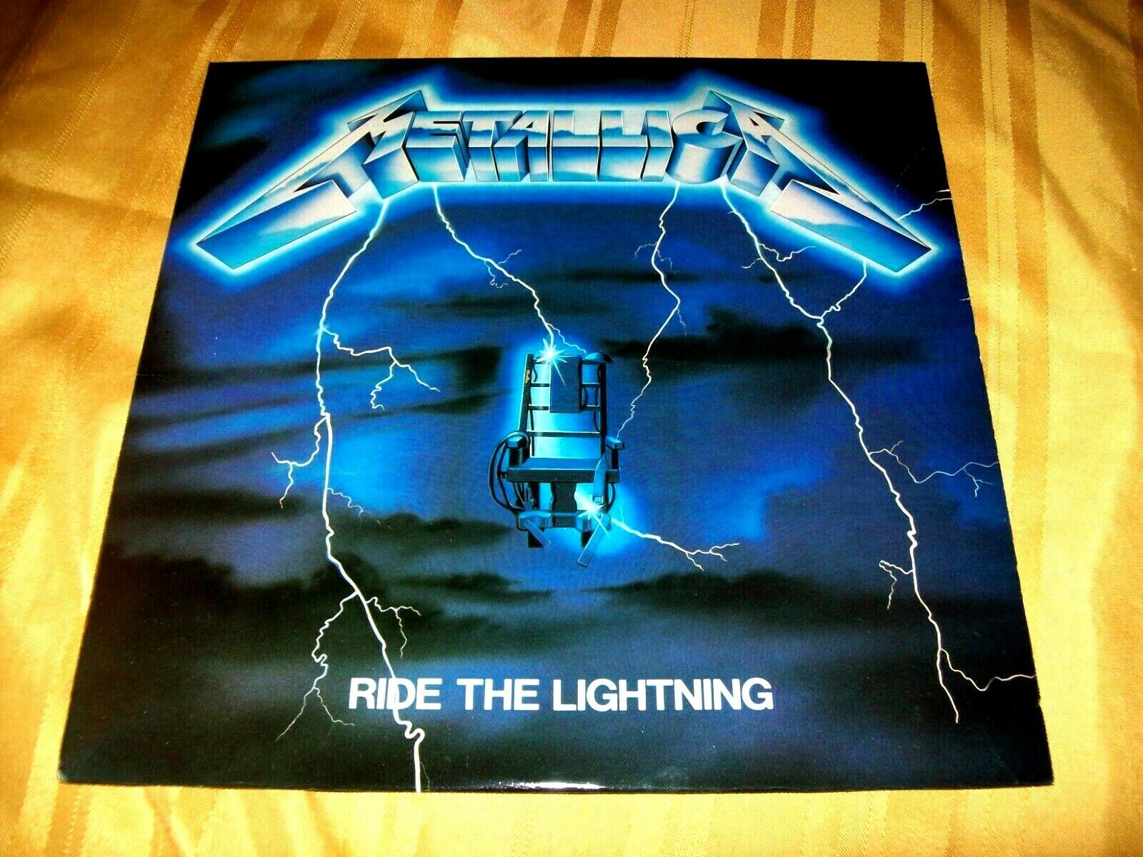 Metallica Ride The Lightning Lp Orig 1984 Megaforce Mri 769 Kill Em All Nm