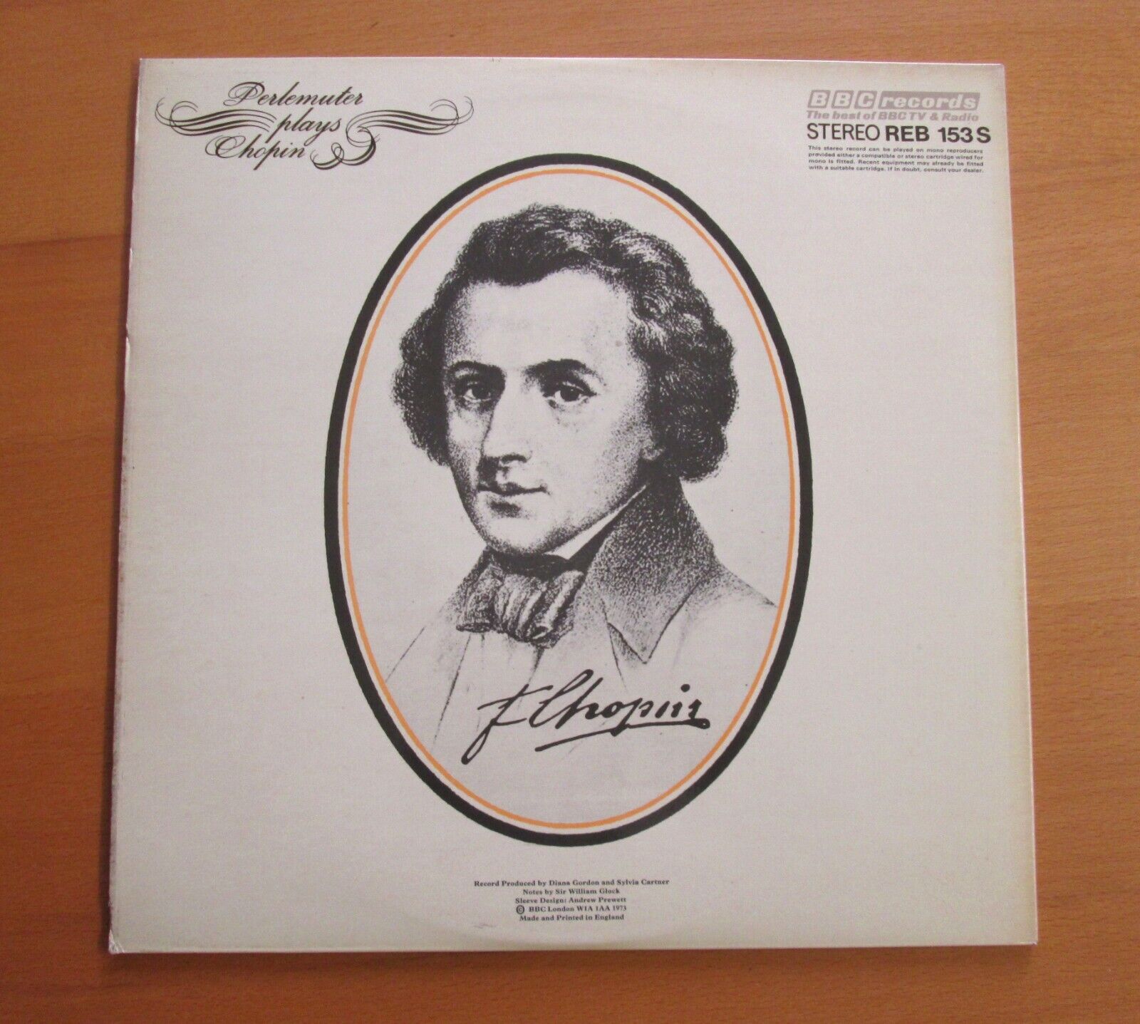 Pic 4 Perlemuter Plays Chopin Vlado Perlemuter NEAR MINT Vinyl BBC Records REB 153 S