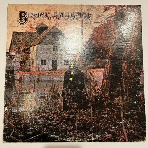 Popsike.com - Black Sabbath S/T Vinyl LP WS1871 Orig WB Record White ...